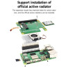 OFFICIAL Raspberry Pi 5 M.2 HAT compatible for SSD NVME 2230 and 2242